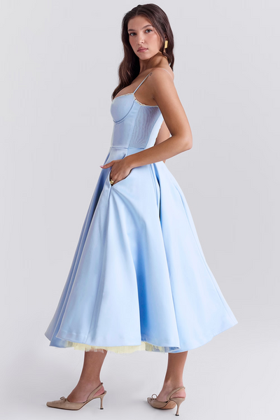 Linda | Elegantes Schlankmachendes Kleid