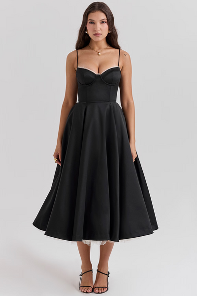 Linda | Elegantes Schlankmachendes Kleid